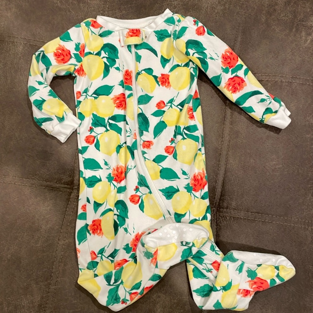 Janie and Jack Footed Pajamas 12-18 Months